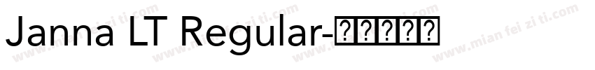 Janna LT Regular字体转换